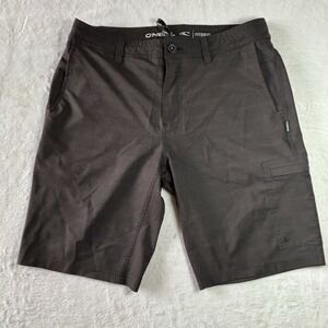 O'Neill Men's Hybrid  Size 32 Stripe Stretch Shorts Quick Dry Cargo Drawstring
